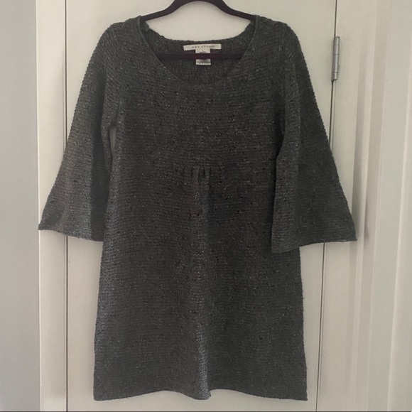 heather grey sweater dress